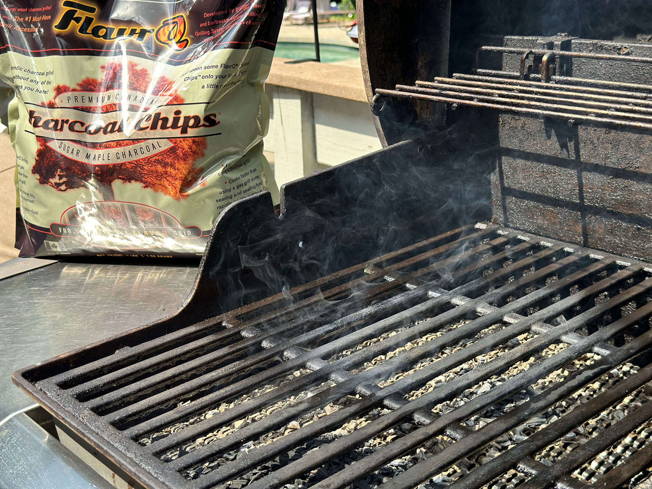 FlavrQ® Charcoal Chips® (3 Pounds)