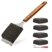 Thumbnail for Bristle Free Grill Brush + 4 Replacement Heads
