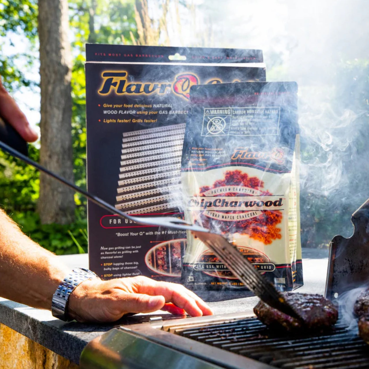 FlavrQ® Charcoal Chips® (3 Pounds)