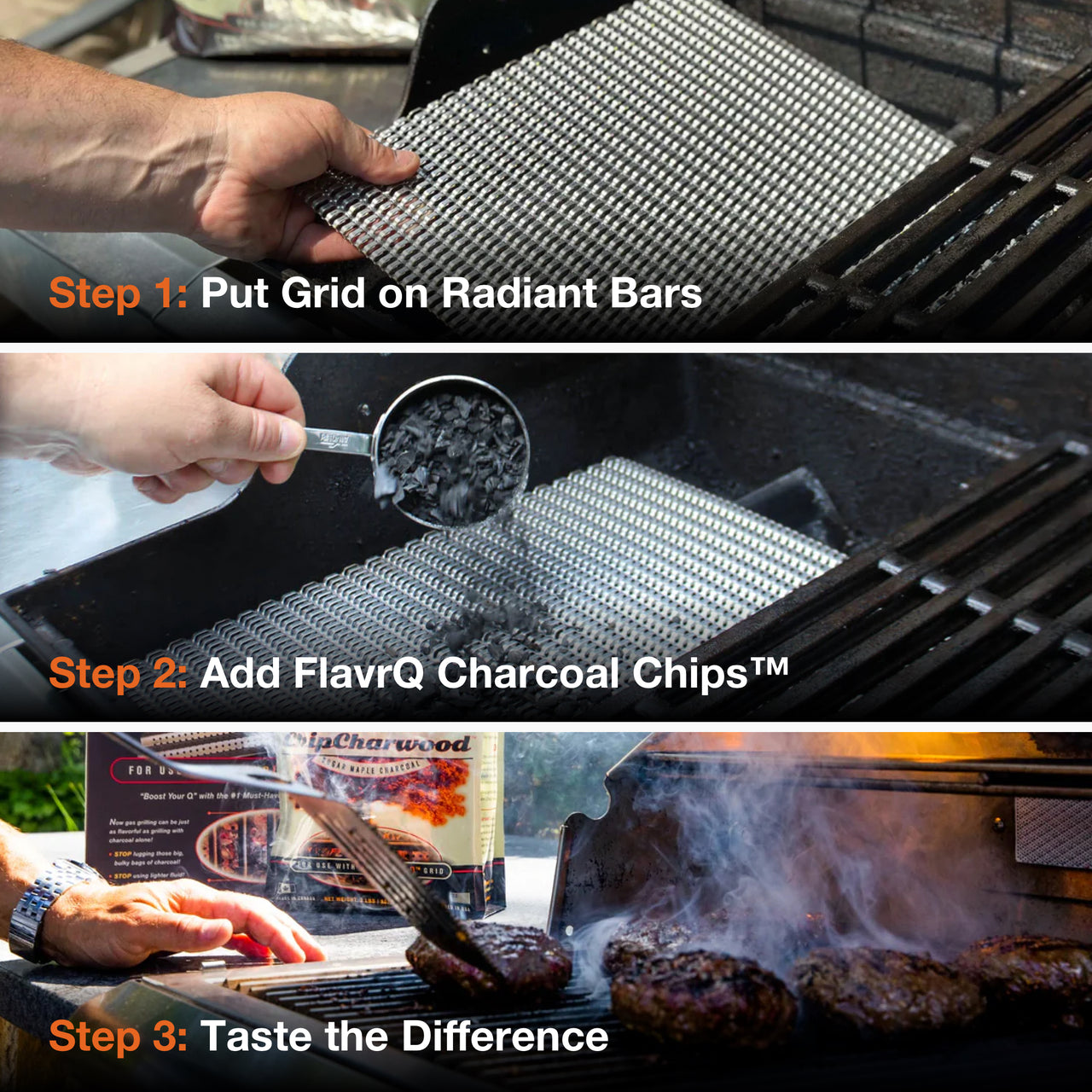 FlavrQ® Charcoal Chips® (3 Pounds)