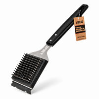 Thumbnail for Wire Grill Brush and Scraper (Black)